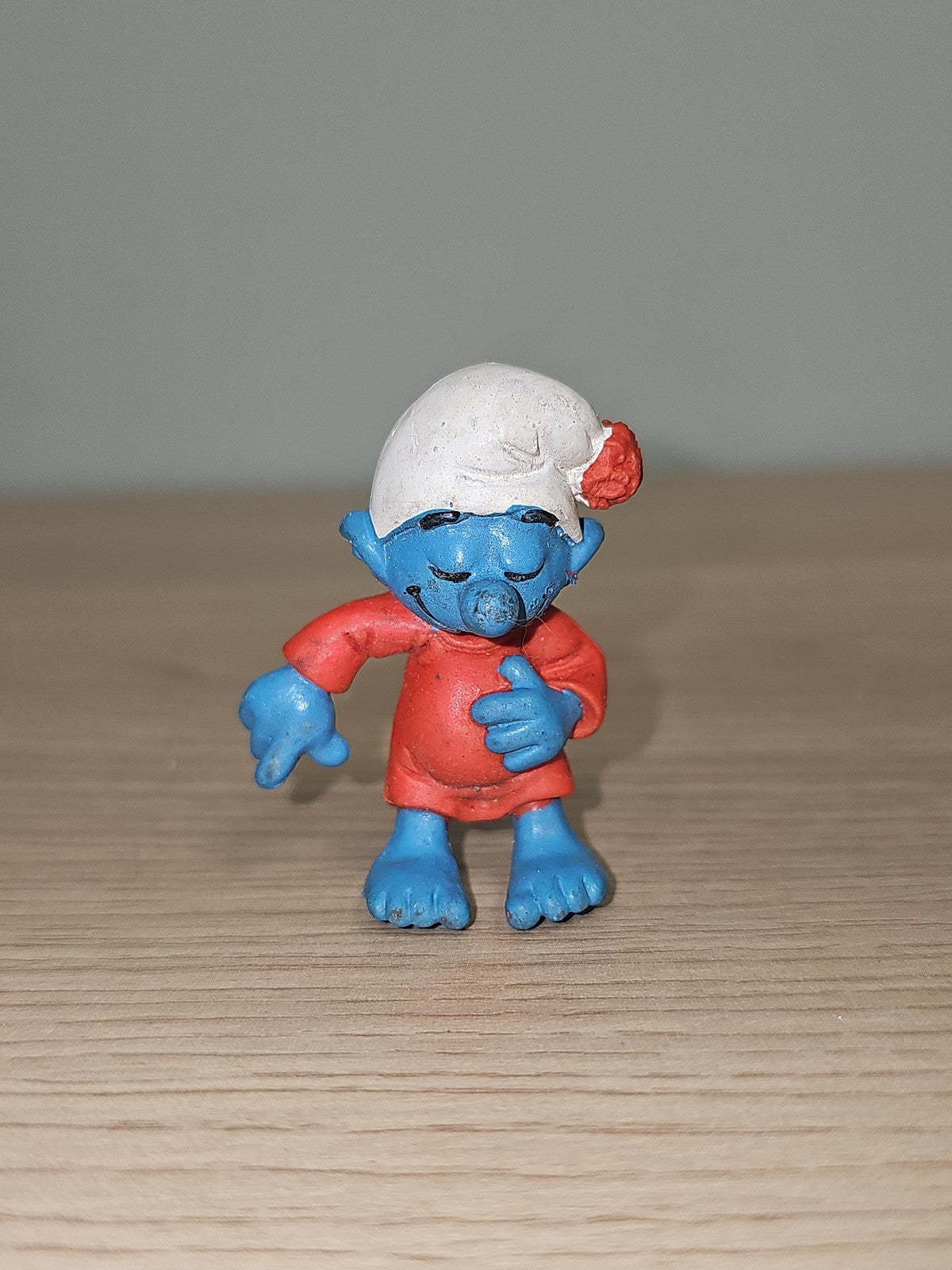 Jouet ancien figurine Schtroumpf rétro vintage, personnage bande dessinée collec