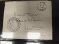 Lettre Maroc 1936 cachet LE VAGUEMÂTRE timbre postal philatélie Paris France