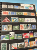 Lot anciens timbres oblitérés Hollande vintage, collection philatélie, multicolo