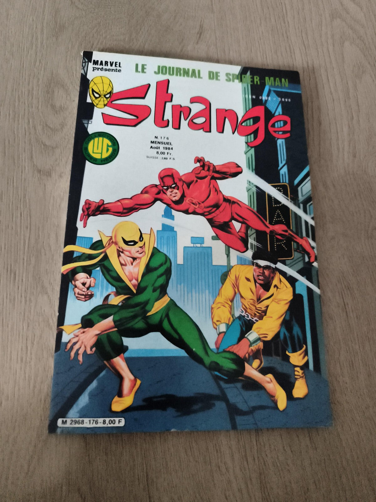 Comic Strange n°176 Marvel LUG août 1984 Daredevil Iron Fist vintage ancien