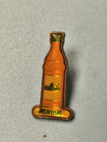Pin's vintage bouteille AGRUMA publicitaire orange rétro collection boisson