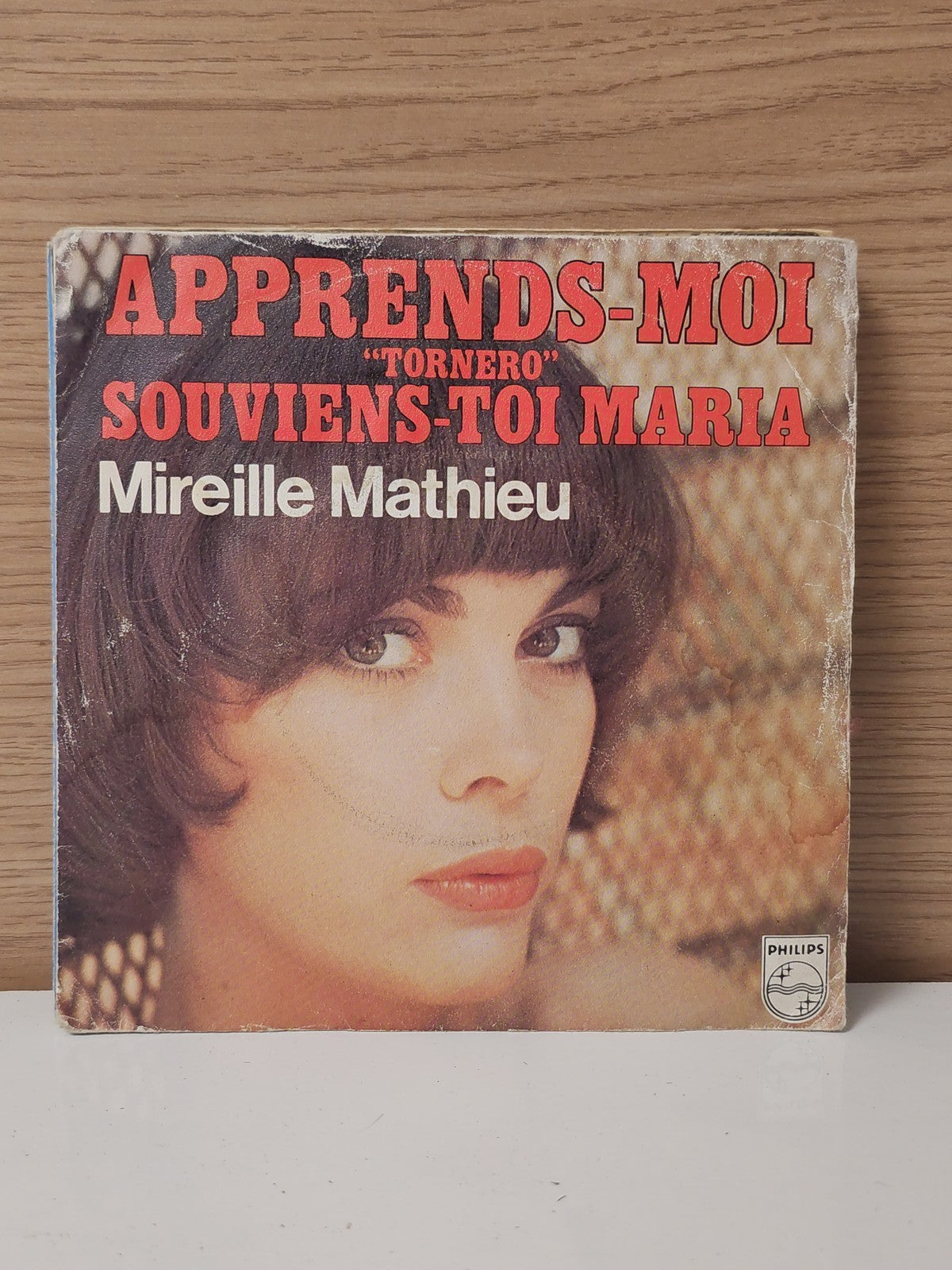 Vinyle 45 tours ancien Mireille Mathieu rétro collection chanson française vinta