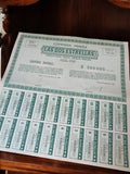 Action ancienne Compañia Minera Las Dos Estrellas Mexique 1948 vintage papier