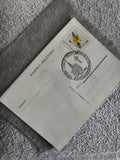 Carte postale Pologne oblitérée Poznan 1984 philatélie timbre floral