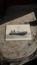 Carte postale ancienne paquebot La Lorraine Le Havre maritime vintage