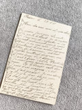 Lettre manuscrite ancienne 1914 WW1, écriture française, Papeterie Postac