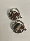 Paire de boucles d?oreilles vintage anciennes, style rétro avec strass, collecti