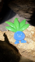 Figurine Pokémon Mysterbe vintage 2005 PVC bleu vert jouet rare déco