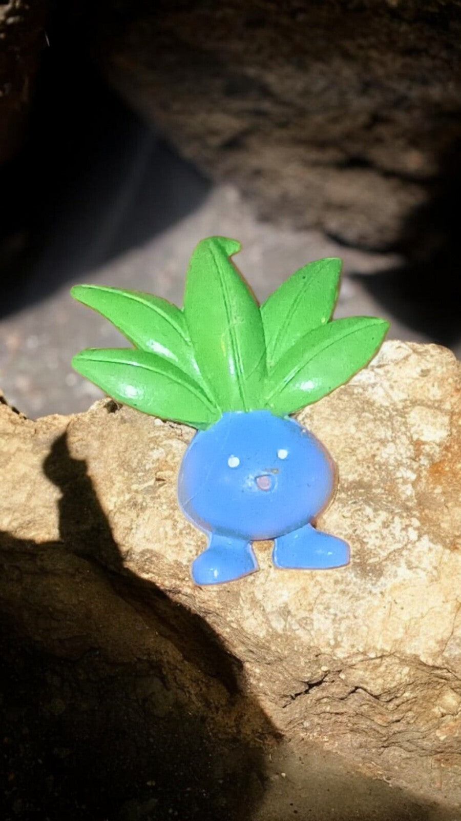 Figurine Pokémon Mysterbe vintage 2005 PVC bleu vert jouet rare déco