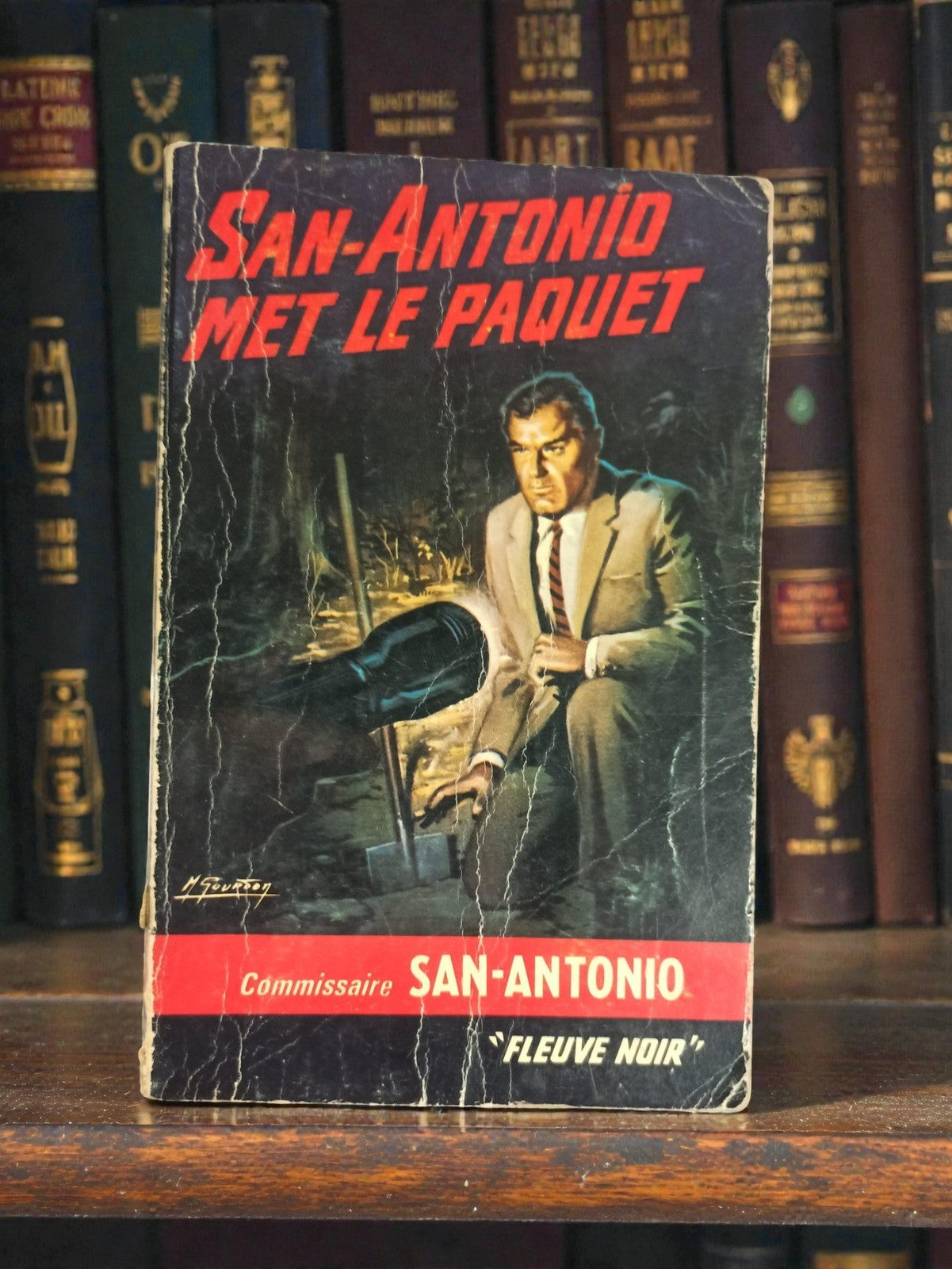 Roman de poche vintage San-Antonio Fleuve Noir ancien polar rétro