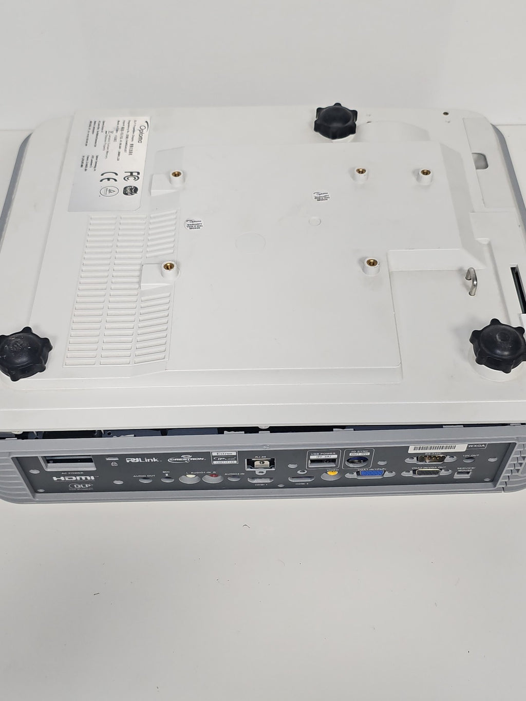 Projecteur vidéo Optima HS pour pièces détachées ou réparation, vendu en l'état