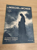 Ancien journal Le Miroir du Monde 1933 canonisation Bernadette Soubirous