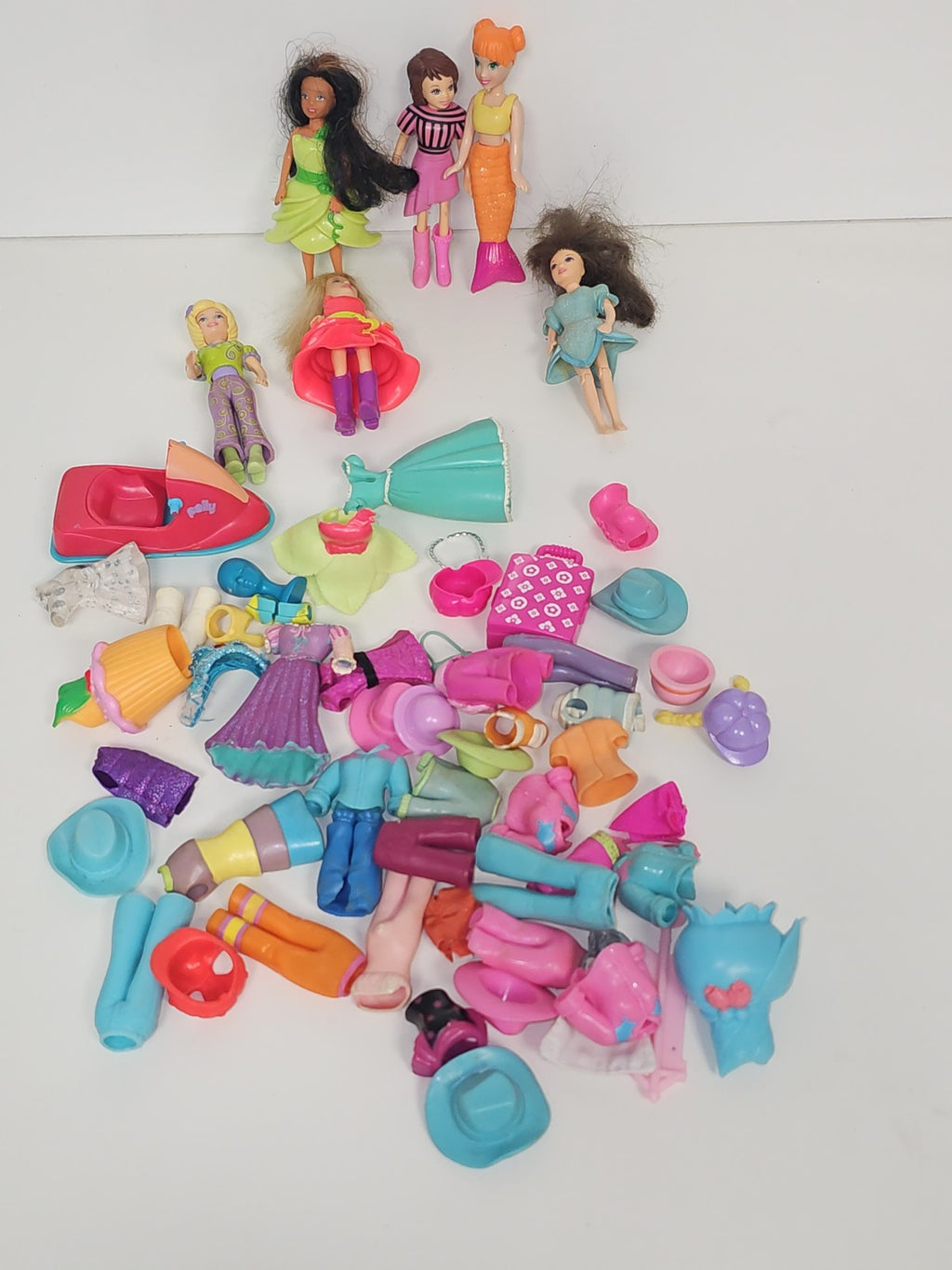 Lot Polly Pocket Mattel avec accessoires figurines miniatures jeu enfant fille