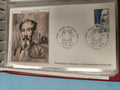 Enveloppe FDC Premier Jour Henri Moissan 1986 Paris timbre 1,80 bleu illustratio
