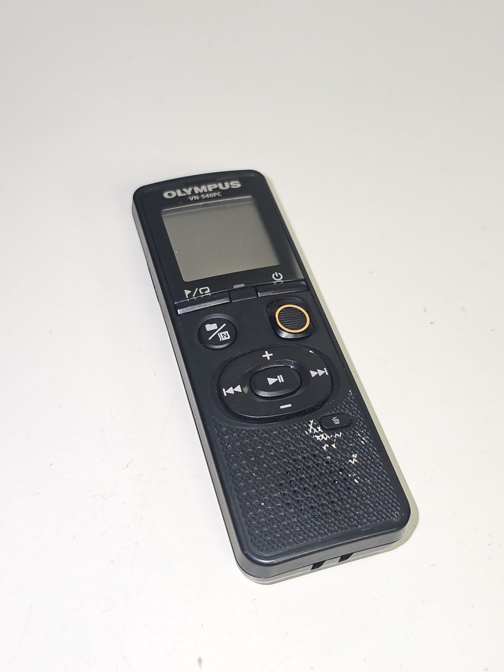 Dictaphone Olympus VN-541PC en panne, enregistreur vocal numérique non testé