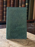 Porte-monnaie vintage cuir vert Bar du Caveau Marseille ancien étui portefeuille