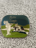 Pin's vintage Maître Tastevin émaillé paysage vignoble badge ancien (Ref 7)