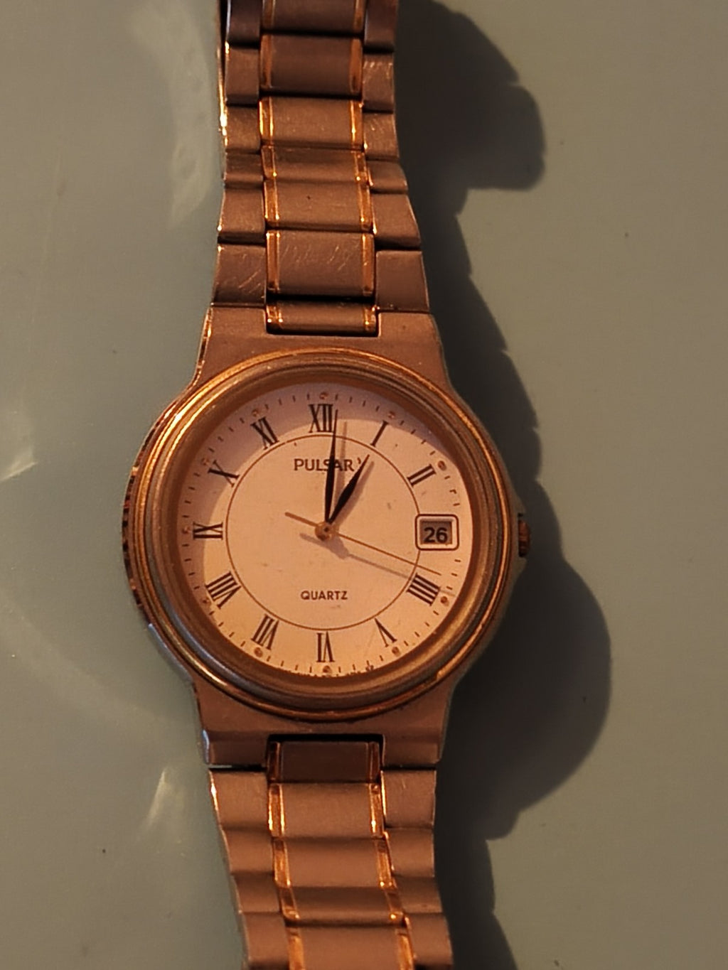 Montre homme Pulsar, montre-bracelet élégante, occasion, marque Pulsar fiable