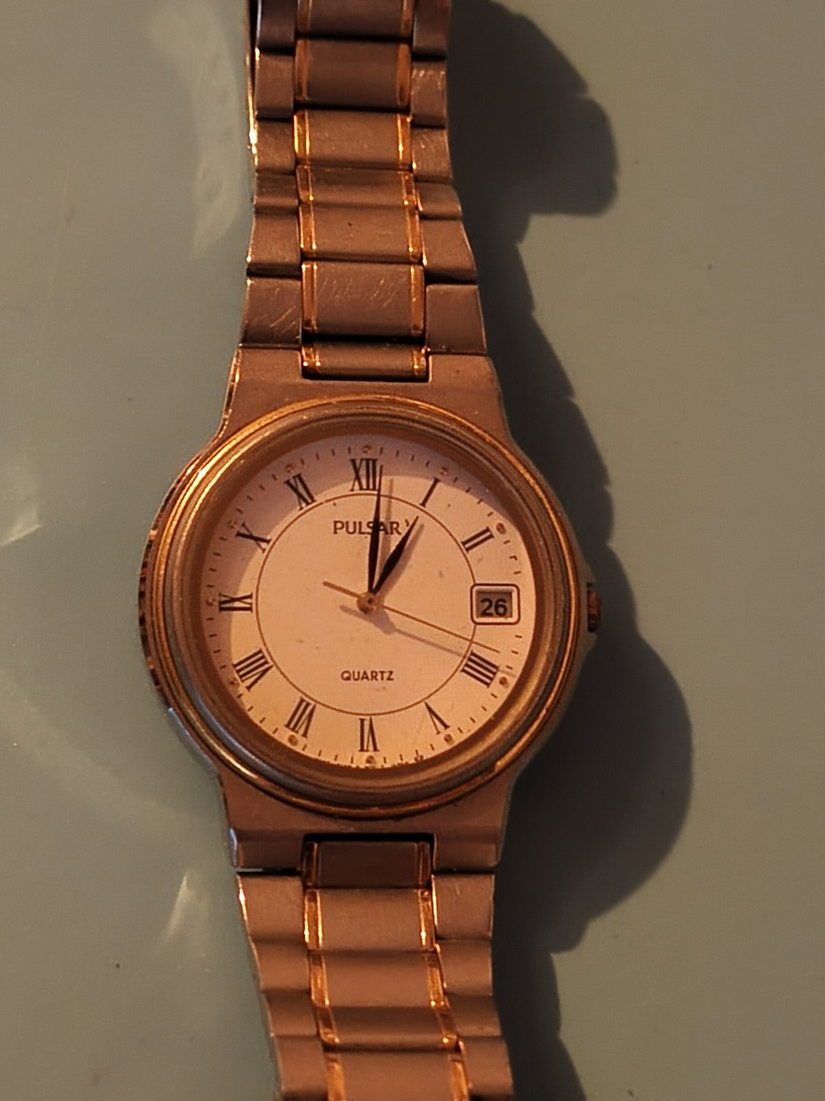 Montre homme Pulsar, montre-bracelet élégante, occasion, marque Pulsar fiable