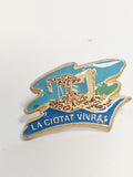 Pin's rétro ancien La Ciotat ? badge collection vintage, souvenir Côte d?Azur