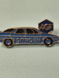 Pin's vintage Citroën bleu AGF voiture ancienne collection (Ref 12)