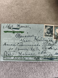 Lettre avion Condor Argentine France timbres République Argentine Nice philatéli