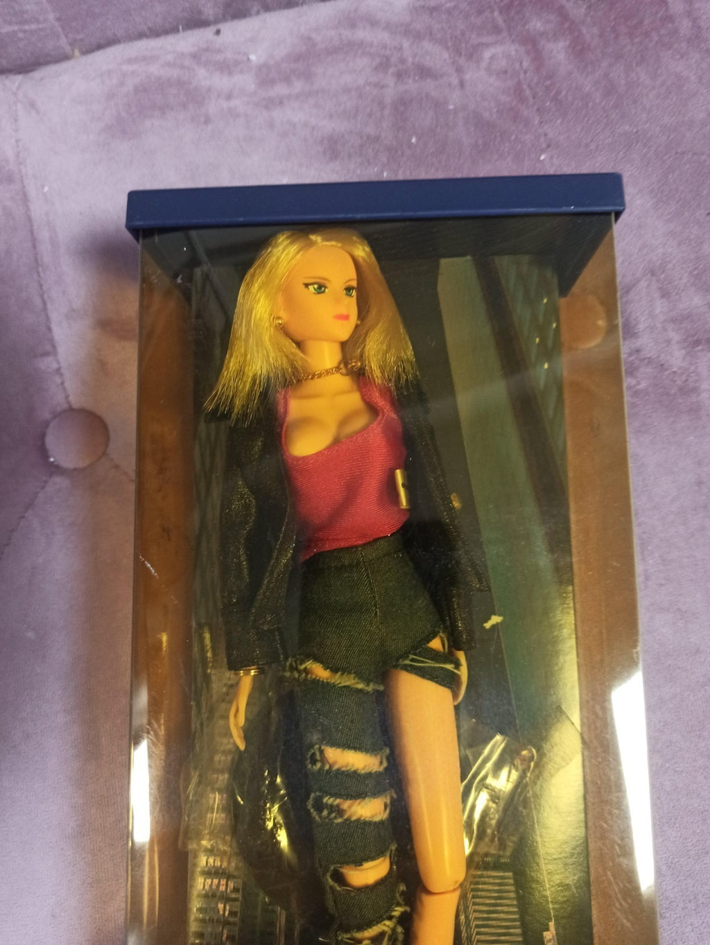 Figurine Last Bronx SEGA personnage féminin blonde boîte 1996-1997 Japon
