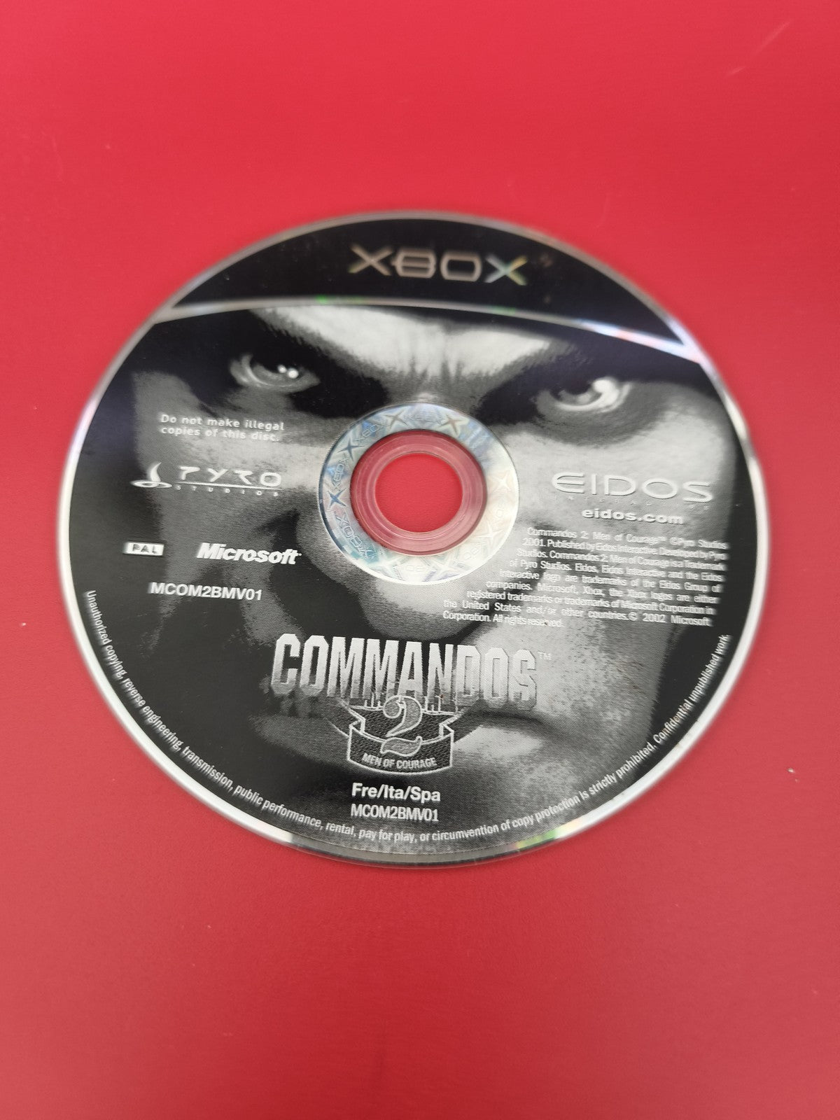 CD jeu Xbox Commandos 2 seul, disque d'origine pour console Microsoft