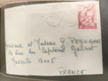 Lettre affranchie Irlande 1991 timbre Éire 39c motif floral philatélie France
