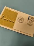 Enveloppe FDC André Breton premier jour émission, oblitération 1991, timbre bleu