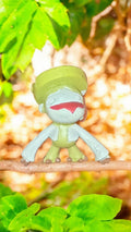 Figurine Pokémon Lombre PVC 2005-2006 verte et grise jouet déco