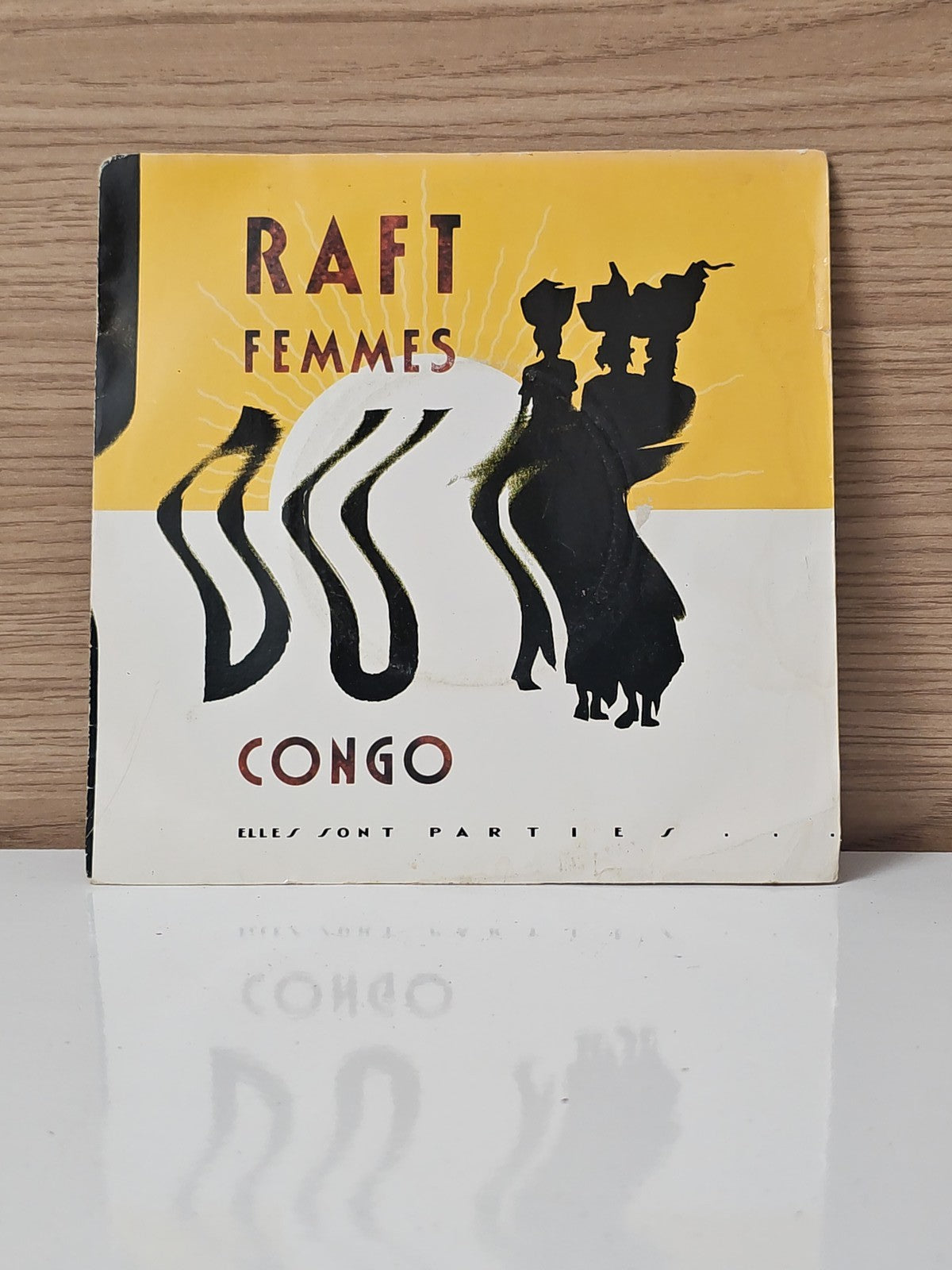 Vinyle 45 tours rétro Raft Femmes du Congo, disque ancien chanson française coll