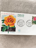 Lettre FDC Roses de France 1962 Orléans, premier jour, ancienne philatélie