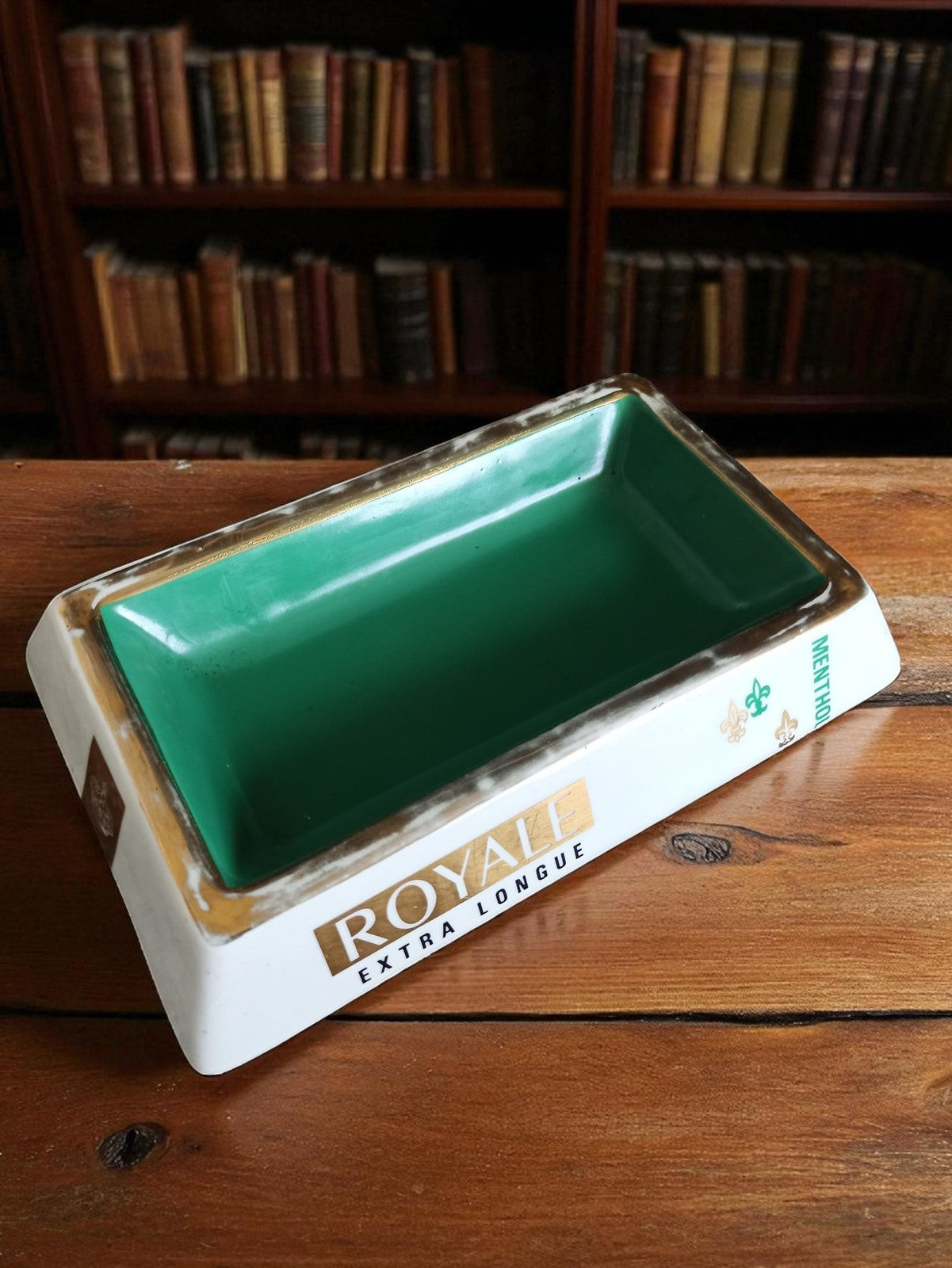 Cendrier Vintage Longchamp Pub Royale Menthol Extra Longue 24 cm