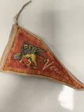 Fanion ancien Venezia Lion Saint-Marc rouge or, souvenir vintage Italie