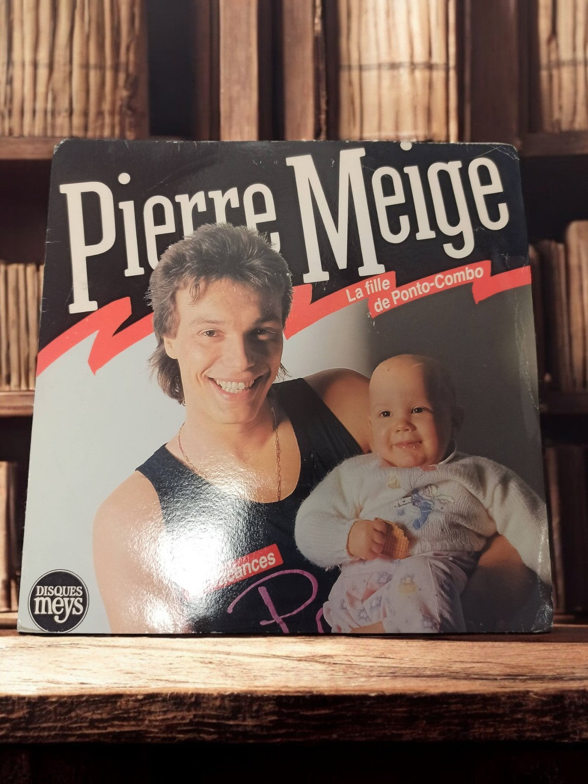 Vinyle 45 tours Pierre Meige Disques Meys pochette vintage rétro années 80