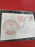 Ancienne enveloppe oblitérée Marine Nationale Vauquelin 1979 philatélie collecti