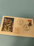 Ancienne enveloppe philatélie Aubagne 1996 Biennale Art Santonnier crèche timbre