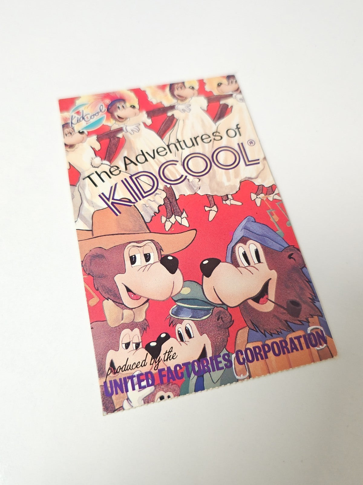 Vintage autocollant publicitaire rétro The Adventures of Kidcool, grand format a