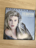 Vinyle 45 tours Samantha Fox I Surrender pochette photo couleur (Ref 1)