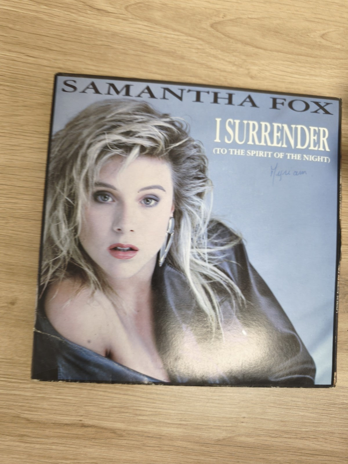 Vinyle 45 tours Samantha Fox I Surrender pochette photo couleur (Ref 1)