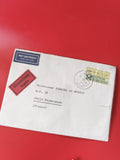 Enveloppe philatélie Deutsche Bundespost affranchie, express, par avion
