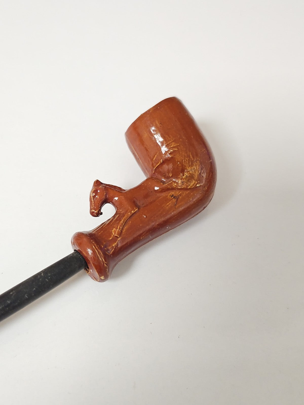Pipe ancienne sculptée vintage ? Objet de collection rétro pour amateur fumeur