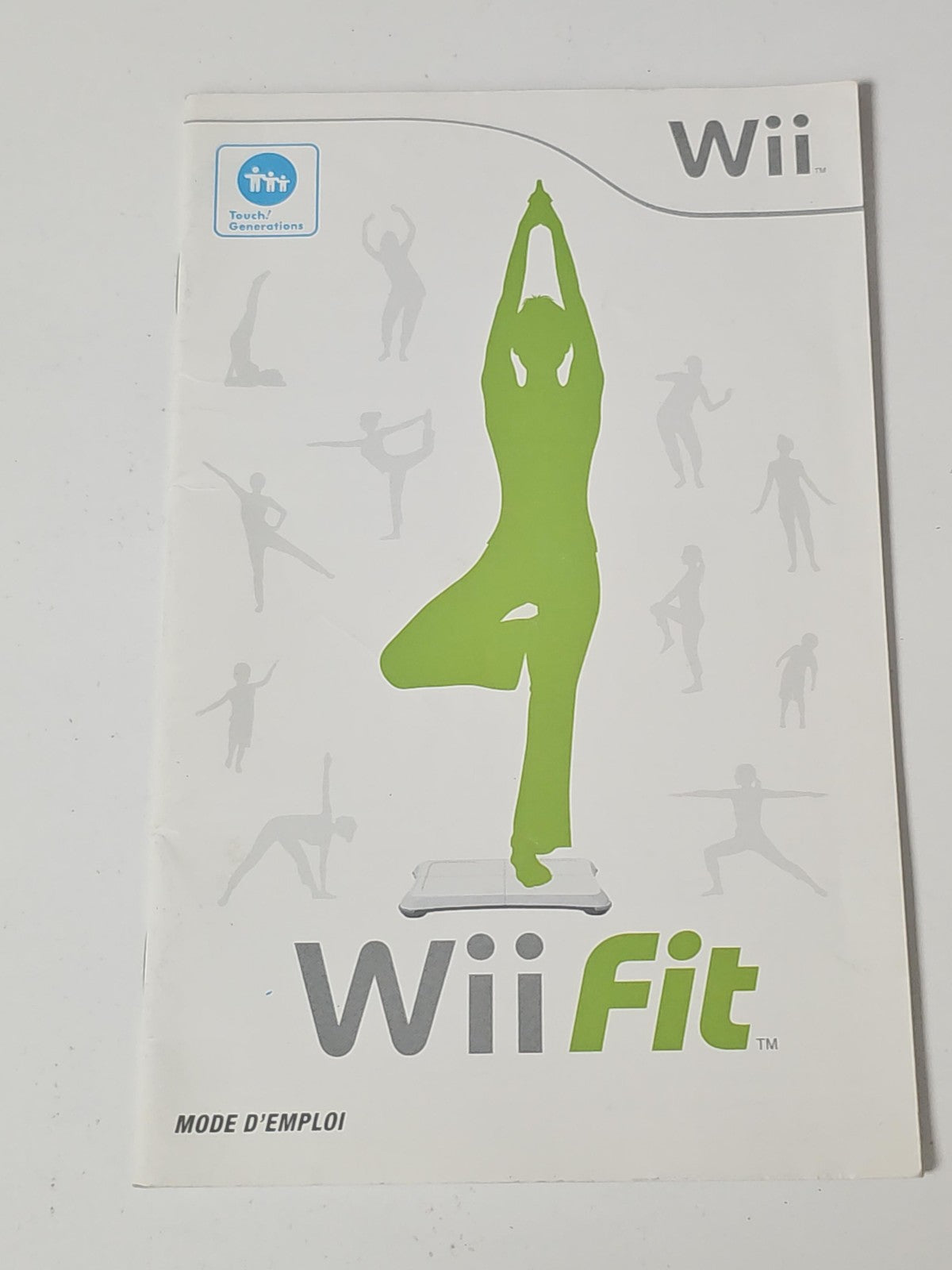 Notice originale seule pour Wii Fit Nintendo, manuel d'instructions jeu Wii