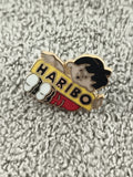 Pin's vintage HARIBO garçon logo émaillé, badge ancien publicitaire (Ref 3)