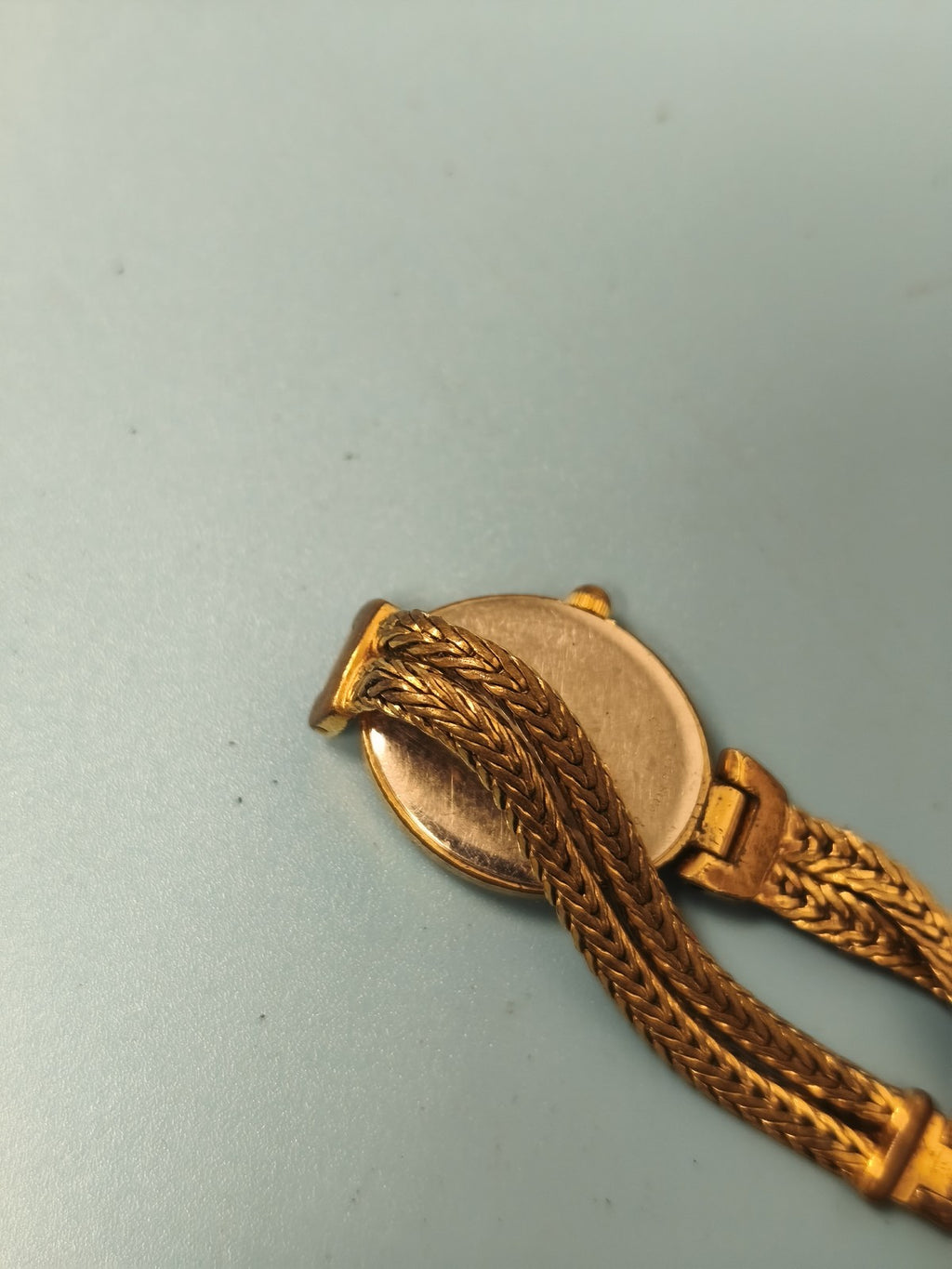Montre femme vintage Clyda plaquée or, ancienne montre rétro collection