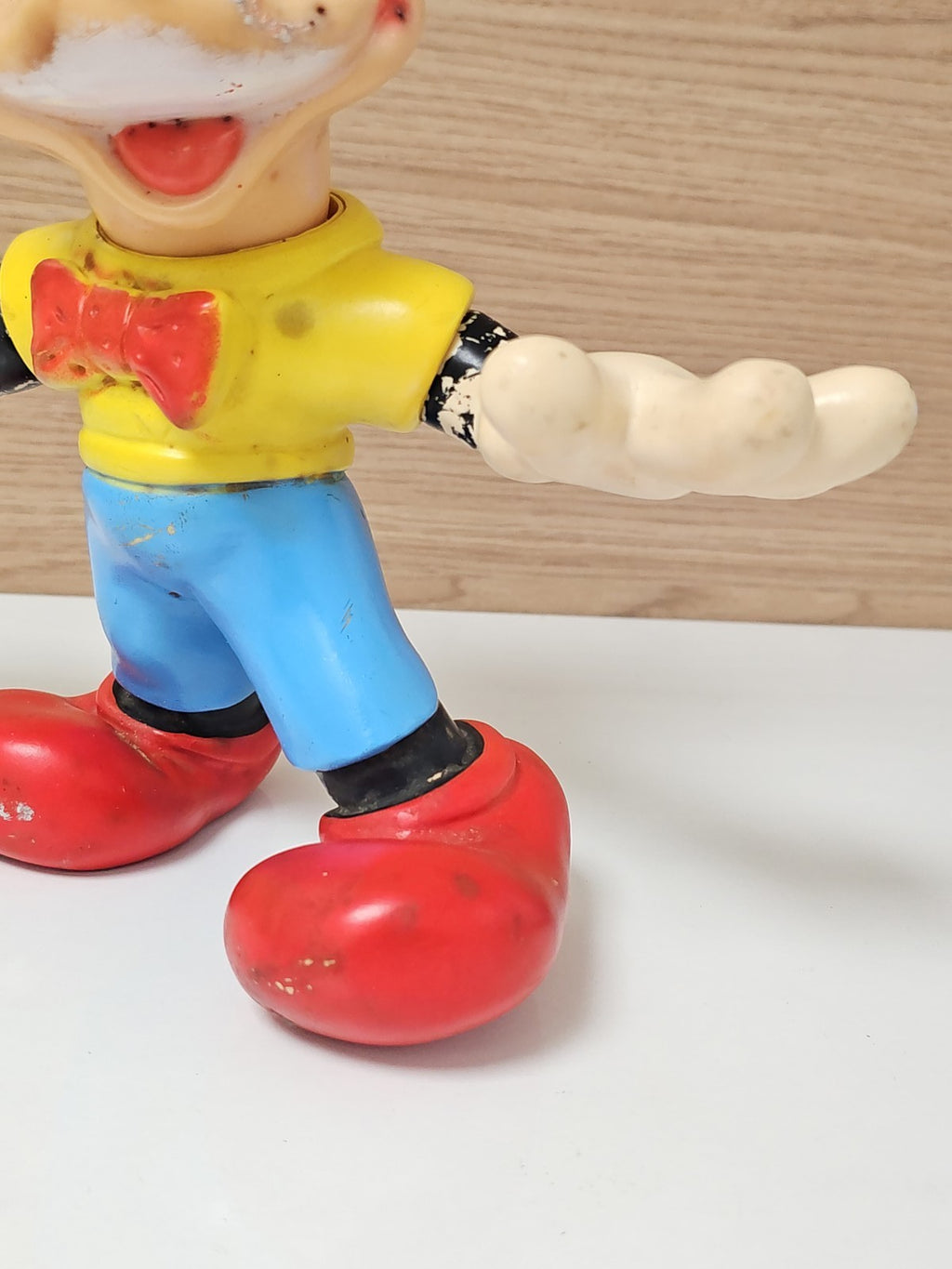 Vintage pouet Mickey Mouse 27 cm ancien jouet Disney collection rétro rare