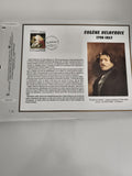Feuillet CEF Eugène Delacroix 1798-1863 timbre La Liberté guidant le peuple