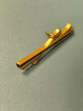 Vintage pin's Infrasol doré forme ski, collection, rare ancien badge