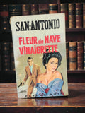 Livre poche vintage San-Antonio Fleur de nave vinaigrette ancien polar Fleuve No